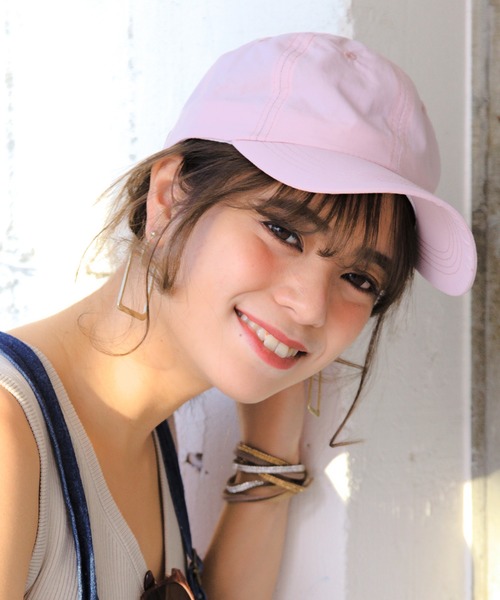 14+（イチヨンプラス）の「無地ツイルキャップ UV メンズ（キャップ・メンズ・ホワイト/ブラック/ベージュ/ネイビー/ピンク/グリーン/ワインレッド/モカ/ライトブラウン/チャコールグレー/カーキ/アイボリー/ライトピンク/グレイッシュブルー/テラコッタ/グレー/イエロー/ライトグリーン・MEDIUM/LARGE/X-LARGE/SMALL）」の16枚目の写真