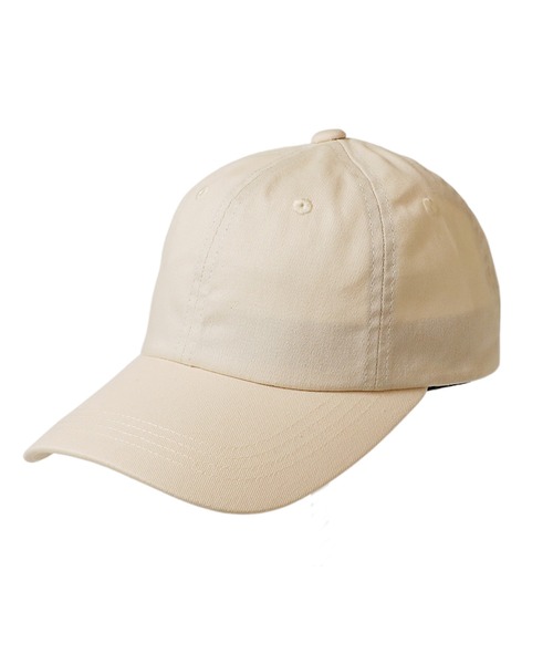 14+（イチヨンプラス）の「無地ツイルキャップ UV メンズ（キャップ・メンズ・ホワイト/ブラック/ベージュ/ネイビー/ピンク/グリーン/ワインレッド/モカ/ライトブラウン/チャコールグレー/カーキ/アイボリー/ライトピンク/グレイッシュブルー/テラコッタ/グレー/イエロー/ライトグリーン・MEDIUM/LARGE/X-LARGE/SMALL）」の3枚目の写真