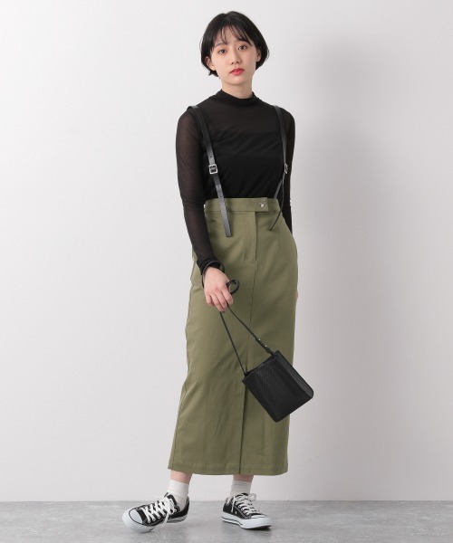 PAGEBOY（ページボーイ）の「サスツキマキシナロースカート（スカート・レディース・ブラック/カーキ/グレイッシュベージュ・SMALL/MEDIUM）」の18枚目の写真