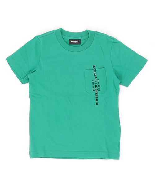 DIESEL（ディーゼル）の「DIESEL（ディーゼル）Kids & Junior 半袖ポケットTシャツカットソー（Tシャツ/カットソー・キッズ・ホワイト/イエロー/ブラック/ネイビー/グリーン/ブルー・12Y/4Y/8Y/6Y/14Y/16Y/10Y）」の3枚目の写真