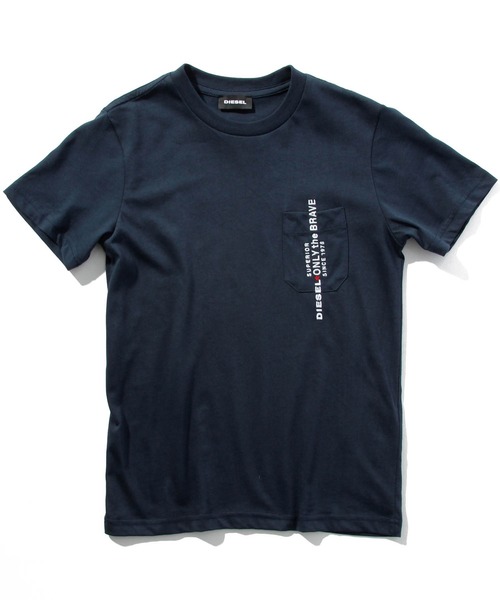 DIESEL（ディーゼル）の「DIESEL（ディーゼル）Kids & Junior 半袖ポケットTシャツカットソー（Tシャツ/カットソー・キッズ・ホワイト/イエロー/ブラック/ネイビー/グリーン/ブルー・12Y/4Y/8Y/6Y/14Y/16Y/10Y）」の4枚目の写真