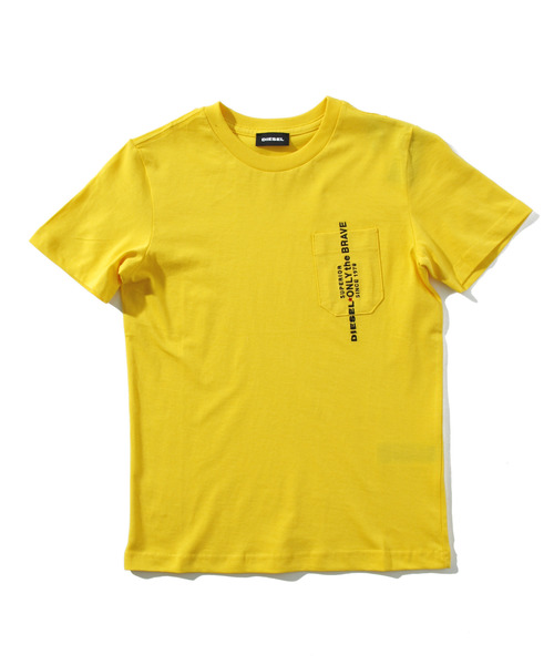 DIESEL（ディーゼル）の「DIESEL（ディーゼル）Kids & Junior 半袖ポケットTシャツカットソー（Tシャツ/カットソー・キッズ・ホワイト/イエロー/ブラック/ネイビー/グリーン/ブルー・12Y/4Y/8Y/6Y/14Y/16Y/10Y）」の6枚目の写真