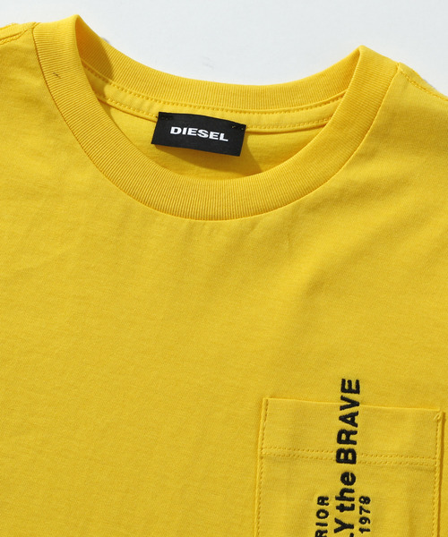 DIESEL（ディーゼル）の「DIESEL（ディーゼル）Kids & Junior 半袖ポケットTシャツカットソー（Tシャツ/カットソー・キッズ・ホワイト/イエロー/ブラック/ネイビー/グリーン/ブルー・12Y/4Y/8Y/6Y/14Y/16Y/10Y）」の8枚目の写真
