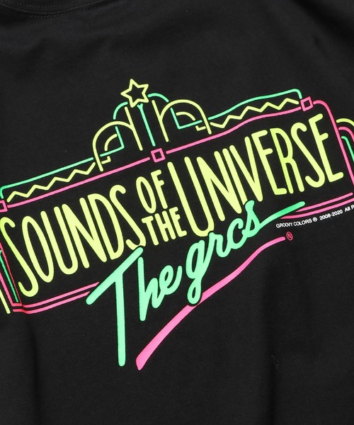 GROOVY COLORS（グルービーカラーズ）の「GROOVY COLORS/グルービーカラーズ THE GRCS NEON LOGO BIG TEE ビッグシルエット半袖Tシャツ（Tシャツ/カットソー・キッズ・ホワイト/ブラック/ブラウン・140/130）」の9枚目の写真