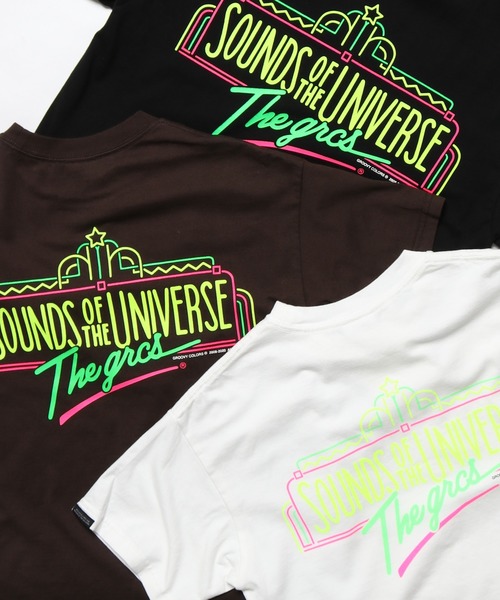GROOVY COLORS（グルービーカラーズ）の「GROOVY COLORS/グルービーカラーズ THE GRCS NEON LOGO BIG TEE ビッグシルエット半袖Tシャツ（Tシャツ/カットソー・キッズ・ホワイト/ブラック/ブラウン・140/130）」の7枚目の写真