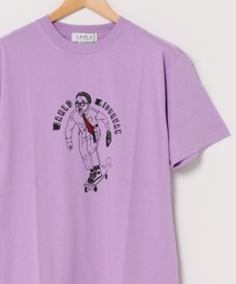 【JARLD×LID BREAK】ダブルネーム リド・ブレイクコラボ イラスト 半袖Tシャツ