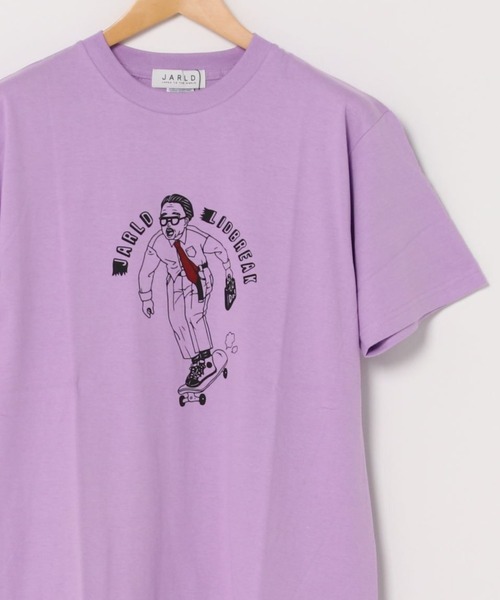 JARLD(ジャールド)の「【JARLD×LID BREAK】ダブルネーム リド・ブレイクコラボ イラスト 半袖Tシャツ(Tシャツ/カットソー・メンズ・ホワイト/グリーン/パープル/ホワイト系その他/グリーン系その他/パープル系その他/ホワイト系その他2/グリーン系その他2/ホワイト系その他3/ホワイト系その他4/パープル系その他2/グリーン系その他3/パープル系その他3/グリーン系その他4・M/L)」の11枚目の写真