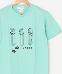 【JARLD×LID BREAK】ダブルネーム リド・ブレイクコラボ イラスト 半袖Tシャツ