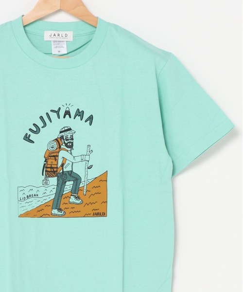 JARLD(ジャールド)の「【JARLD×LID BREAK】ダブルネーム リド・ブレイクコラボ イラスト 半袖Tシャツ(Tシャツ/カットソー・メンズ・ホワイト/グリーン/パープル/ホワイト系その他/グリーン系その他/パープル系その他/ホワイト系その他2/グリーン系その他2/ホワイト系その他3/ホワイト系その他4/パープル系その他2/グリーン系その他3/パープル系その他3/グリーン系その他4・M/L)」の10枚目の写真