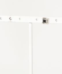 【LUGG NAGG SELECT/ ラグナグセレクト】シルバー925製　スクエアスタッズピアス[片耳用]