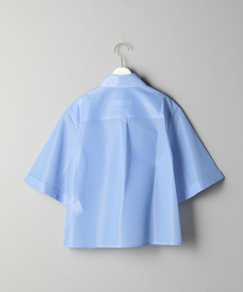 TOGA PULLA（トーガ　プルラ）の「＜TOGA PULLA＞メッシュショートスリーブシャツΨ（シャツ/ブラウス・レディース・ブラック/ライトブルー・36）」の3枚目の写真