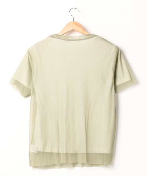 Mysa&Liina（ミーサリーナ）の「ドットチュールトップスSET（Tシャツ/カットソー・レディース・ブラック/オフホワイト/カーキ・M）」の22枚目の写真