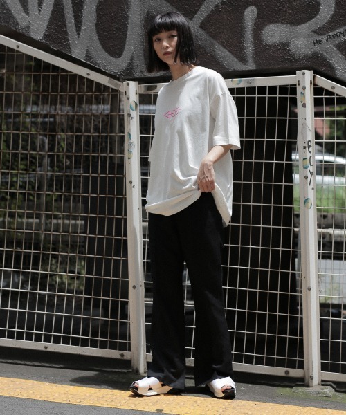 PBLIM（ページボーイリム）の「【PAGEBOYLIM】オデンTシャツ（Tシャツ/カットソー・レディース・ホワイト/ブラック・MEDIUM/X-LARGE）」の4枚目の写真