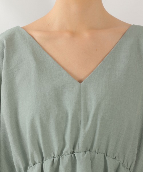 LOWRYS FARM(ローリーズファーム)の「バックリボンソデフリルブラウス 891218(シャツ/ブラウス・レディース・ブラック/グレー/グリーン・FREE)」の15枚目の写真