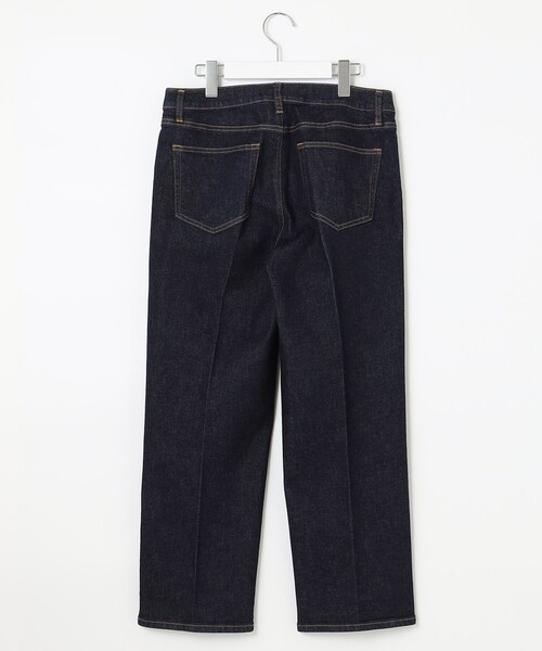 J.PRESS Ladies(J.プレス レディス)の「【驚異の伸縮性】10oz Stretch Denim セミワイド デニムパンツ(デニムパンツ・レディース・ブルー系/ネイビー系・S/XS/XXS)」の9枚目の写真