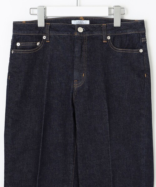 J.PRESS Ladies(J.プレス レディス)の「【驚異の伸縮性】10oz Stretch Denim セミワイド デニムパンツ(デニムパンツ・レディース・ブルー系/ネイビー系・S/XS/XXS)」の10枚目の写真