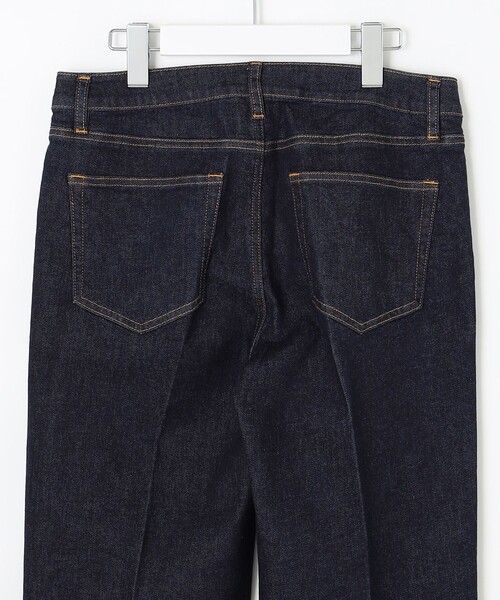 J.PRESS Ladies(J.プレス レディス)の「【驚異の伸縮性】10oz Stretch Denim セミワイド デニムパンツ(デニムパンツ・レディース・ブルー系/ネイビー系・S/XS/XXS)」の11枚目の写真