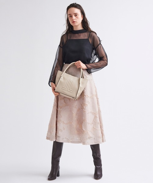 LANVIN en Bleu（ランバンオンブルー）の「ミニポーチ付きトート