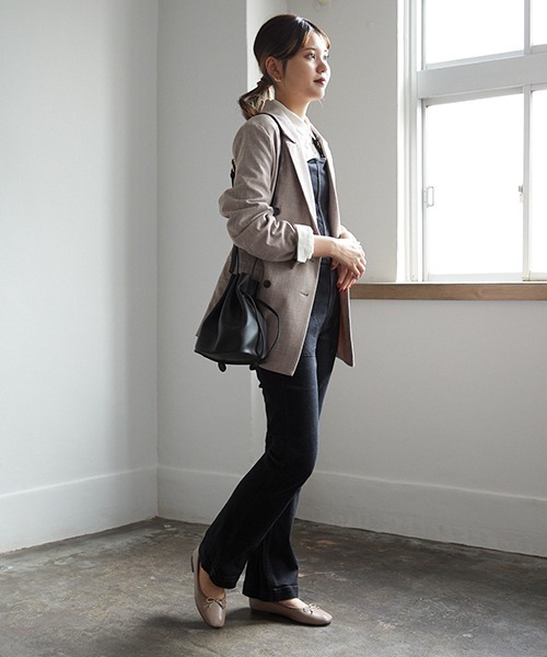 JELLY BEANS（ジェリービーンズ）の「スクエアトゥソフトバレエ(115-29472)JELLY BEANS(ジェリービーンズ)（バレエシューズ・レディース・ゼブラ/グレイッシュベージュ/パイソン/ブラック・23/24/22.5/24.5/23.5）」の22枚目の写真