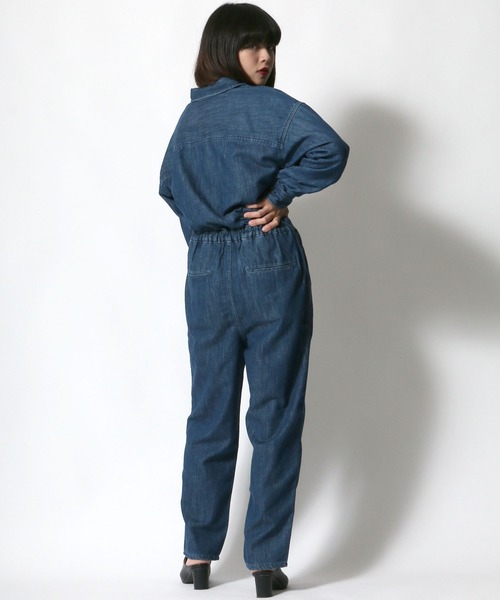Lee（リー）の「Lee◇JUMP SUITS/デニムつなぎ ジャンプスーツ