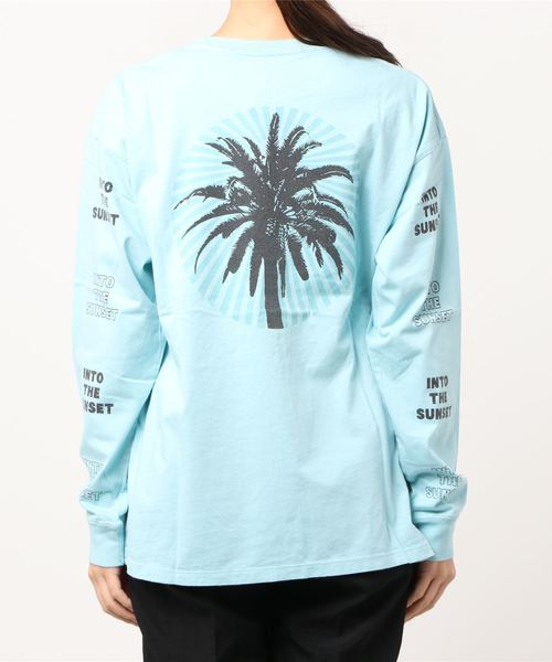 BILLABONG（ビラボン）の「BILLABONG/ビラボン  バックプリントロンＴ  BA014-053（Tシャツ/カットソー・レディース・ブラック/グリーン・M/L）」の5枚目の写真