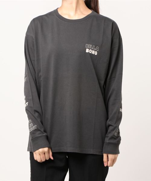 BILLABONG（ビラボン）の「BILLABONG/ビラボン  バックプリントロンＴ  BA014-053（Tシャツ/カットソー・レディース・ブラック/グリーン・M/L）」の18枚目の写真