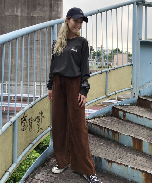BILLABONG（ビラボン）の「BILLABONG/ビラボン  バックプリントロンＴ  BA014-053（Tシャツ/カットソー・レディース・ブラック/グリーン・M/L）」の11枚目の写真