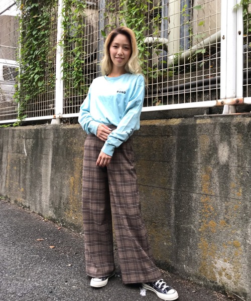 BILLABONG（ビラボン）の「BILLABONG/ビラボン  バックプリントロンＴ  BA014-053（Tシャツ/カットソー・レディース・ブラック/グリーン・M/L）」の15枚目の写真