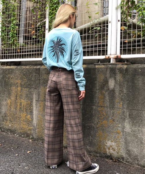 BILLABONG（ビラボン）の「BILLABONG/ビラボン  バックプリントロンＴ  BA014-053（Tシャツ/カットソー・レディース・ブラック/グリーン・M/L）」の16枚目の写真