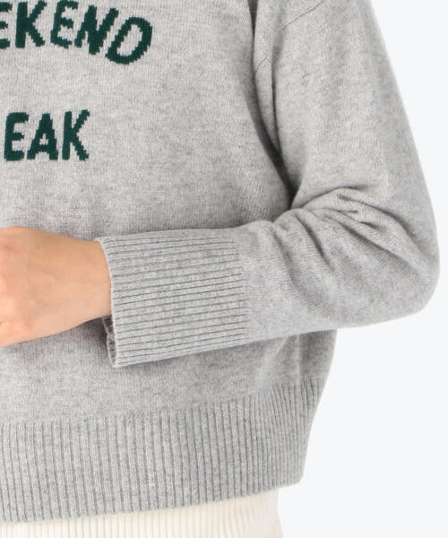 TOMORROWLAND - 2019aw ウールカシミヤクルーネックプルオーバー ウールカシミヤシルク アーガイル クルーネックプルオーバー