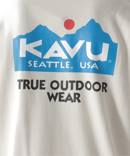 KAVU(カブー)の「【KAVU(カブー)】別注スウェットクルー(スウェット・メンズ・アイボリー/ライトブラウン/オリーブ・LARGE/MEDIUM)」の16枚目の写真