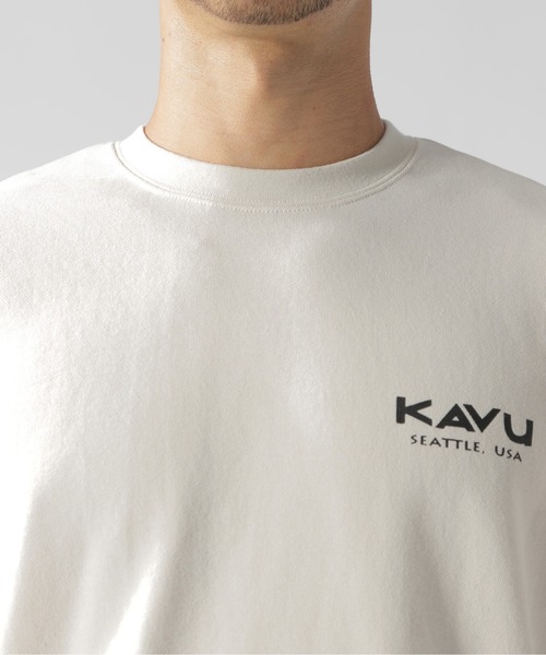 KAVU(カブー)の「【KAVU(カブー)】別注スウェットクルー(スウェット・メンズ・アイボリー/ライトブラウン/オリーブ・LARGE/MEDIUM)」の17枚目の写真