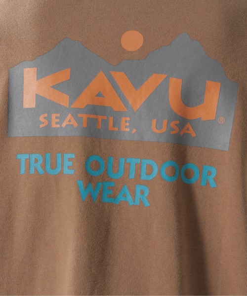 KAVU(カブー)の「【KAVU(カブー)】別注スウェットクルー(スウェット・メンズ・アイボリー/ライトブラウン/オリーブ・LARGE/MEDIUM)」の22枚目の写真