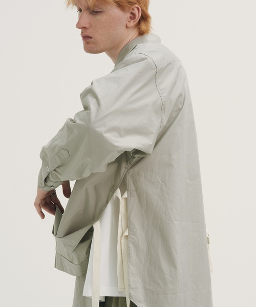 AIMNAIM（エイムネイム）の「TWELVE TAPES L/S SHIRTS（シャツ/ブラウス・メンズ・ライトグレー/サックスブルー/その他1・MEDIUM/LARGE）」の8枚目の写真