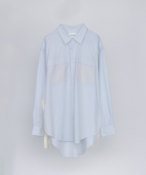 AIMNAIM（エイムネイム）の「TWELVE TAPES L/S SHIRTS（シャツ/ブラウス・メンズ・ライトグレー/サックスブルー/その他1・MEDIUM/LARGE）」の9枚目の写真