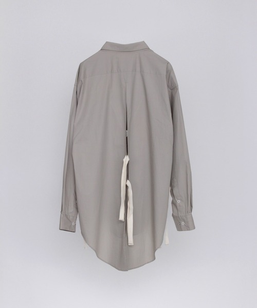 AIMNAIM（エイムネイム）の「TWELVE TAPES L/S SHIRTS（シャツ/ブラウス・メンズ・ライトグレー/サックスブルー/その他1・MEDIUM/LARGE）」の14枚目の写真