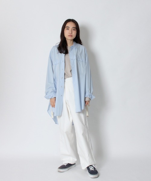 AIMNAIM（エイムネイム）の「TWELVE TAPES L/S SHIRTS（シャツ/ブラウス・メンズ・ライトグレー/サックスブルー/その他1・MEDIUM/LARGE）」の22枚目の写真