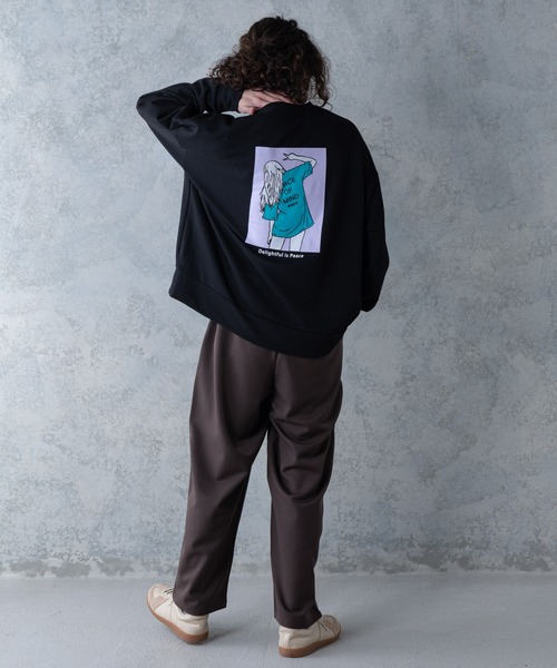 UNIIT(ユニット)の「【UNIIT】T/Rツイルワイドパンツ ワイドシルエット 無地 ウエスト紐仕様(その他パンツ・メンズ・ベージュ/ブラック/ブラウン・MEDIUM/LARGE)」の7枚目の写真