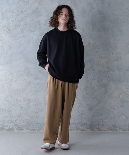 UNIIT(ユニット)の「【UNIIT】T/Rツイルワイドパンツ ワイドシルエット 無地 ウエスト紐仕様(その他パンツ・メンズ・ベージュ/ブラック/ブラウン・MEDIUM/LARGE)」の21枚目の写真
