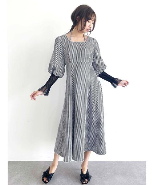Honey Salon（ハニーサロン）の「パフスリーブギンガム