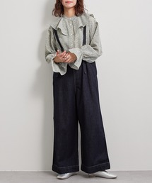 CIAOPANIC TYPY | 【TYPYDENIM】サス付ワイドパンツ(デニムパンツ)