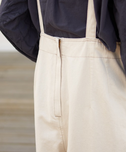 CIAOPANIC TYPY(チャオパニックティピー)の「【TYPYDENIM】サス付ワイドパンツ(デニムパンツ・レディース・ブルー/オフホワイト/ネイビー/ブラック/ホワイト・SMALL/MEDIUM/LARGE)」の19枚目の写真