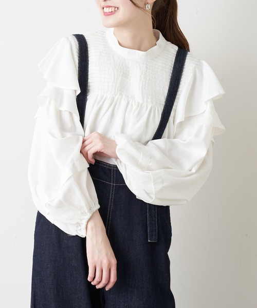 【TYPYDENIM】サス付ワイドパンツ