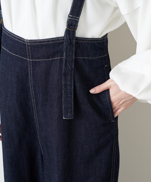 【TYPYDENIM】サス付ワイドパンツ