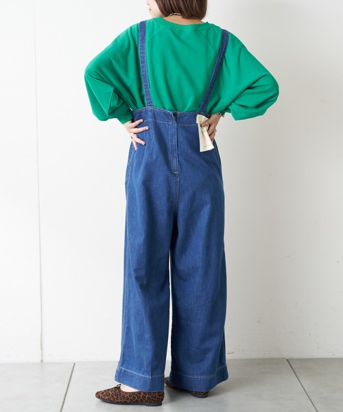 【TYPYDENIM】サス付ワイドパンツ