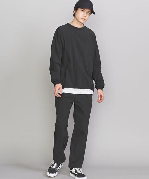 人気◎美品★ユナイテッドアローズ　360°イージーパンツ　1.1万　XL 　黒 360°MASTER 1プリーツ テーパード イージーパンツ -セットアップ