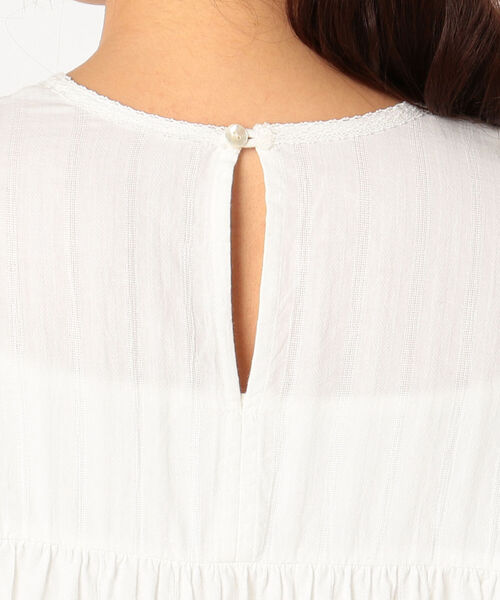 fredy repit（フレディレピ）の「レースピンタックブラウス（シャツ/ブラウス・レディース・ブラック/オフホワイト・38）」の12枚目の写真