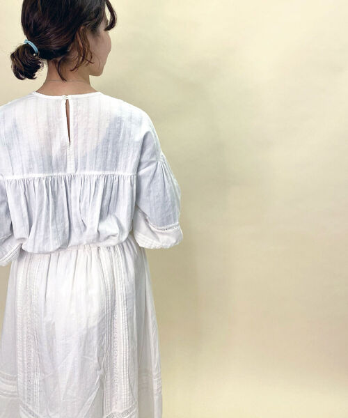 fredy repit（フレディレピ）の「レースピンタックブラウス（シャツ/ブラウス・レディース・ブラック/オフホワイト・38）」の4枚目の写真