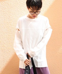 DONOBAN | デザインショルダーTシャツ(Tシャツ/カットソー)