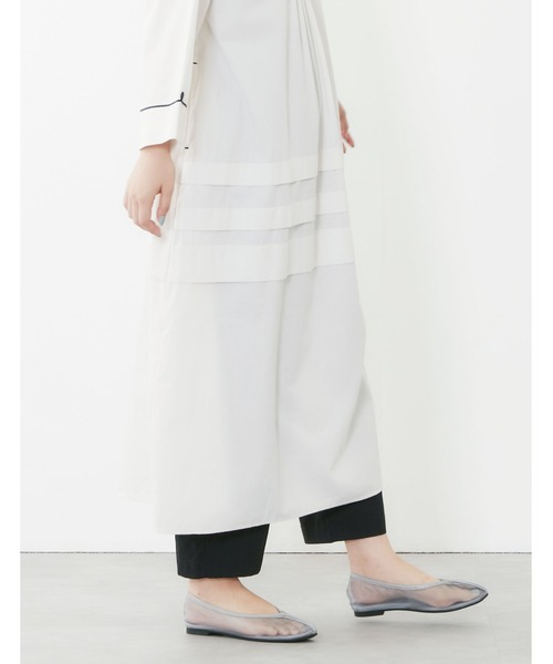 POU DOU DOU(プードゥドゥ)の「チュールチャイナシューズ(スリッポン・レディース・ブラック/ブルー/モカ・4/3)」の10枚目の写真